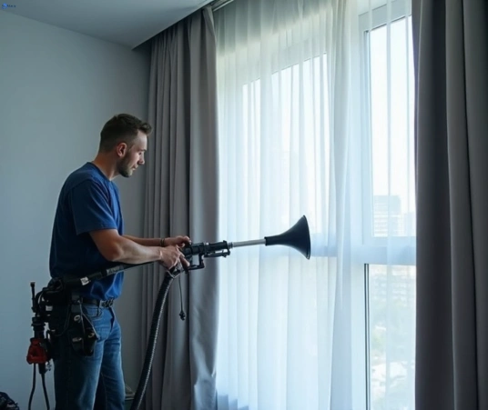 Professional commercial curtain cleaning process equipment Matty Curtain Cleaning bannockburn-vic